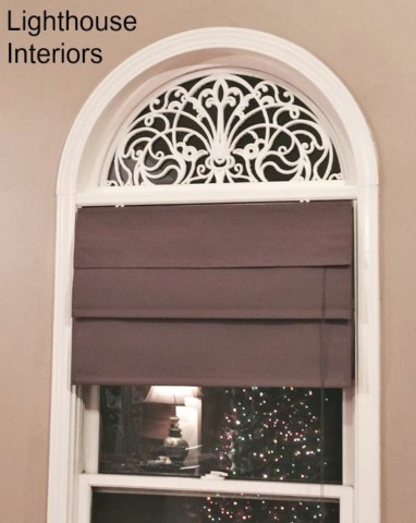 Blind Arch Window Roman blinds and curtains johannesburg