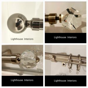 glass cut finials