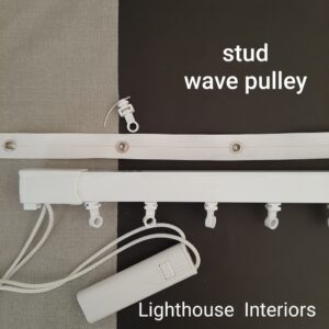 wave-stud-track-and-puley studs tape for curtains